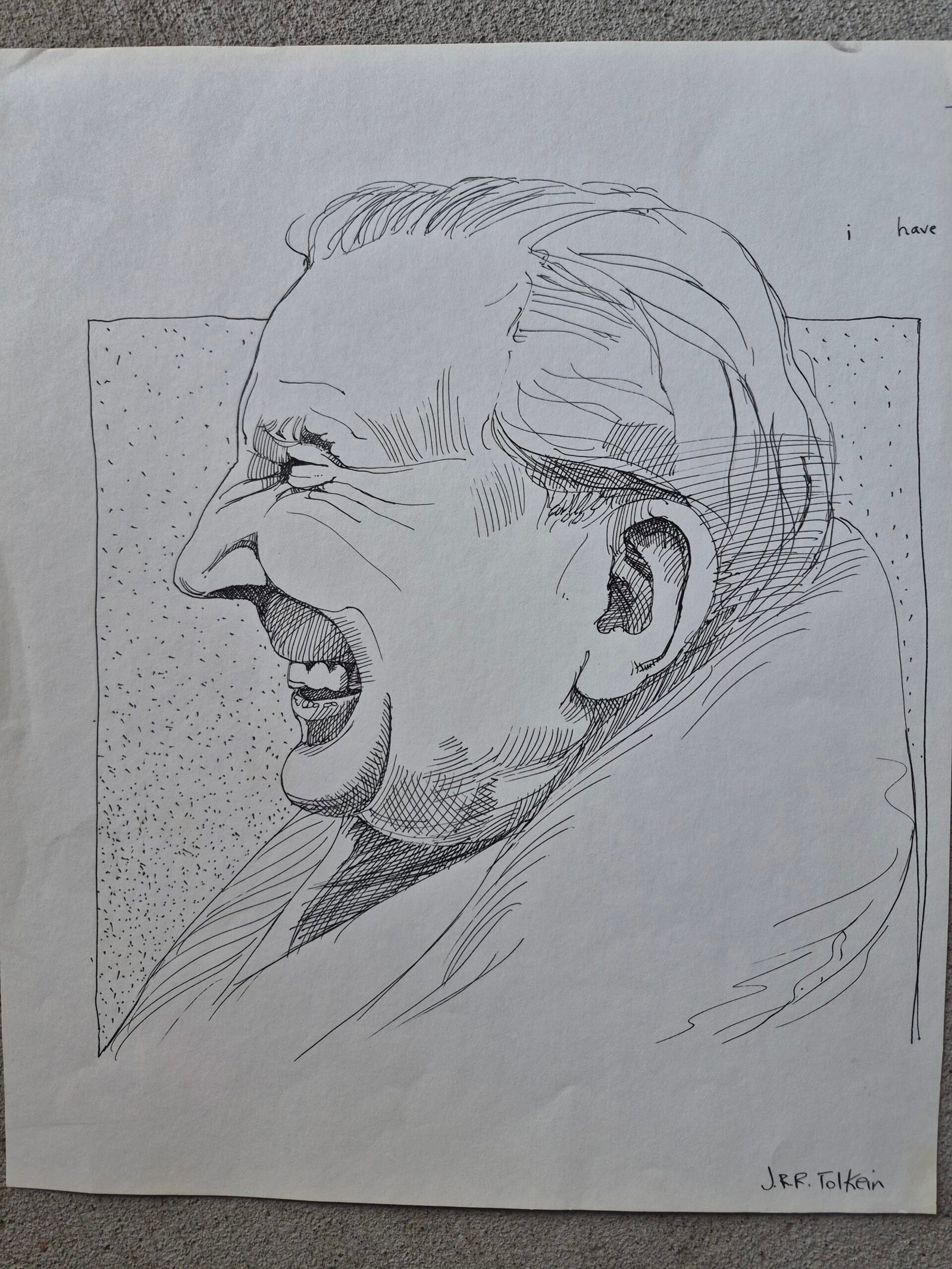 J.R.R. Tolkien Portrait