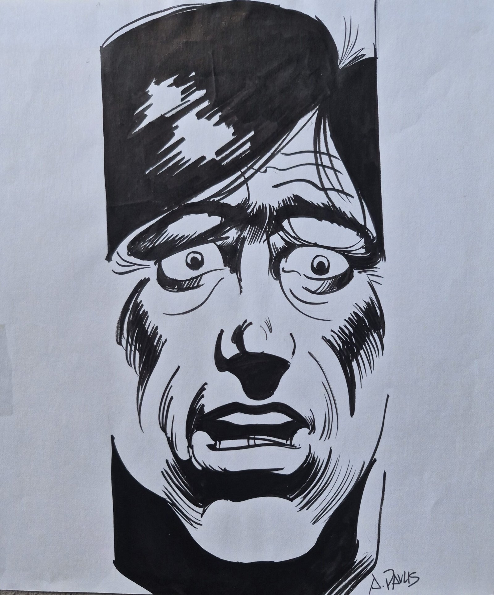 Surprised Ink Painting