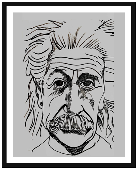 Portrait of Einstein